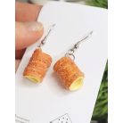 Kürtőskalács fülbevaló