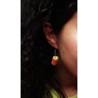 Kürtőskalács fülbevaló