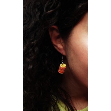 Kürtőskalács fülbevaló