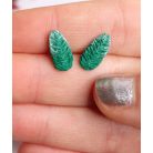 Fenyőág és toboz fülbevaló