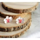 Bedugós orchidea fülbevaló