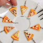 Lógós pizza fülbevaló