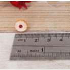 Linzerkarika fülbevaló