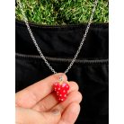 Strawberry Pearl Necklace
