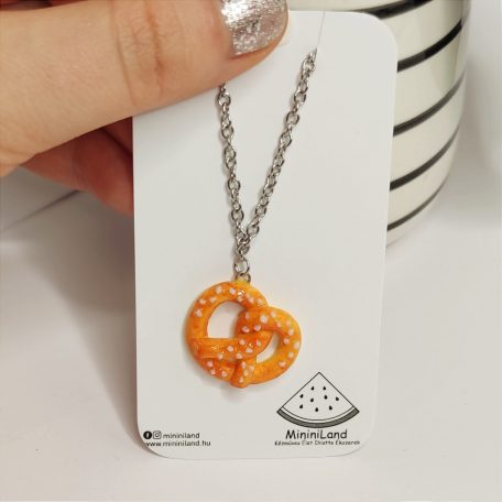 Salted Pretzel Necklace