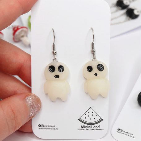 Kodama forest spirit earrings