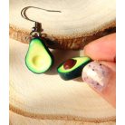 Lógós avokádó fülbevaló