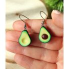 Lógós avokádó fülbevaló