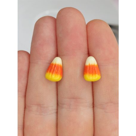 Candy Corn kukorica cukorka fülbevaló