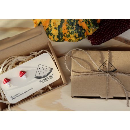 Bedugós gomba fülbevaló