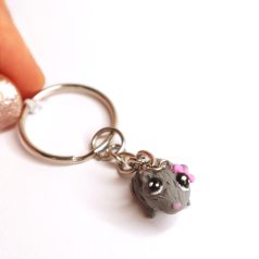 Sad Hamster Keychain