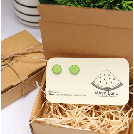 Kígyóuborka fülbevaló