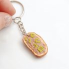 Májkrémes kenyér erős paprikával kulcstartó