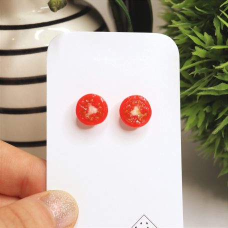 Bedugós paradicsom fülbevaló