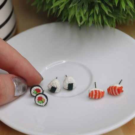 Sushi fülbevaló szett