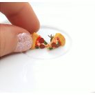 Pizza szelet fülbevaló