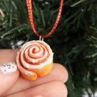 Fahéjas csiga karácsonyfadísz