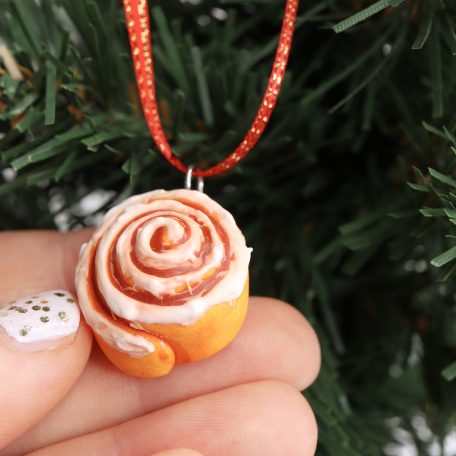 Fahéjas csiga karácsonyfadísz