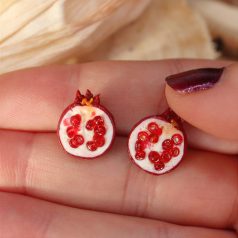 Gránátalma Fülbevaló