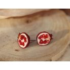 Gránátalma fülbevaló