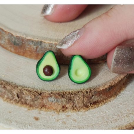 Avokádó fülbevaló