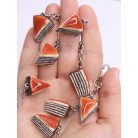 Dobostorta kulcstartó