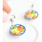 Ramen leves fülbevaló