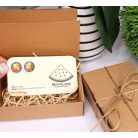 Ramen leves fülbevaló