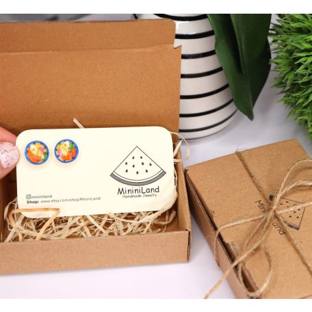 Ramen leves fülbevaló