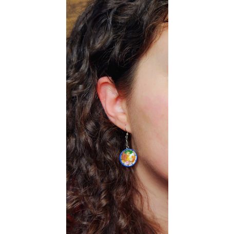 Ramen leves fülbevaló