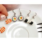 Lógós Sushi fülbevalók