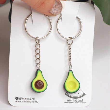 Avocado Friendship Keychain