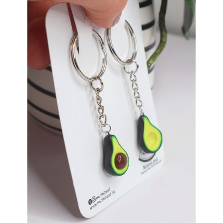 Avocado Friendship Keychain