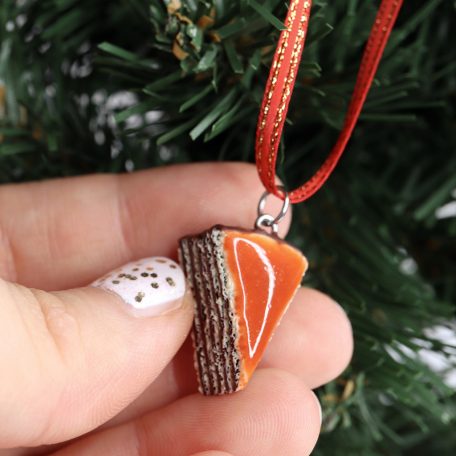 Dobostorta karácsonyfadísz