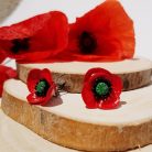 Bedugós pipacs fülbevaló