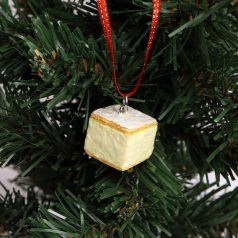 Krémes karácsonyfadísz