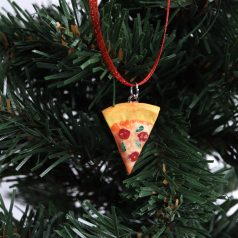 Pizza karácsonyfadísz