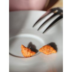 Croissant fülbevaló