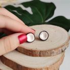 Bedugós kókusz fülbevaló