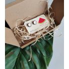 Bedugós kókusz fülbevaló