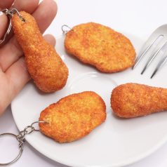 Rántott hús kulcstartó