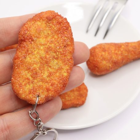 Rántott hús kulcstartó