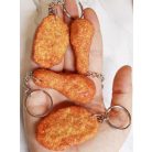 Rántott hús kulcstartó