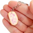 Zsíros kenyér lilahagymával kulcstartó