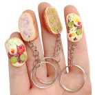 Zsíros kenyér lilahagymával kulcstartó