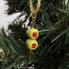 Olívabogyó martini koktélhoz karácsonyfadísz