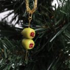 Olívabogyó martini koktélhoz karácsonyfadísz