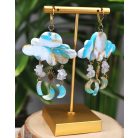 Lógós felhő fülbevaló