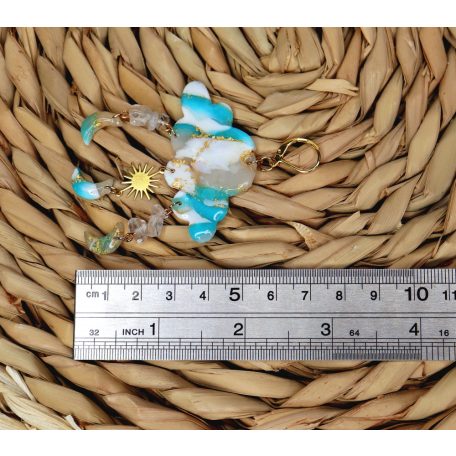 Lógós felhő fülbevaló