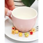 Mogyoróvajas lekváros szendvics fülbevaló